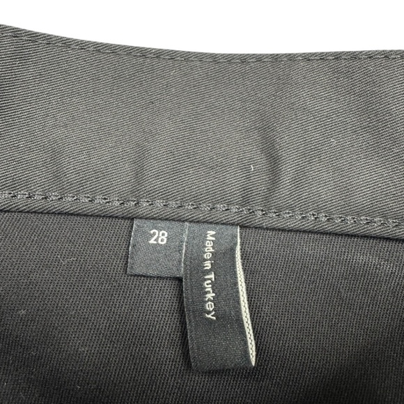 Theory Haydin Straight Slim Fit Black Pants - Picture 6 of 11